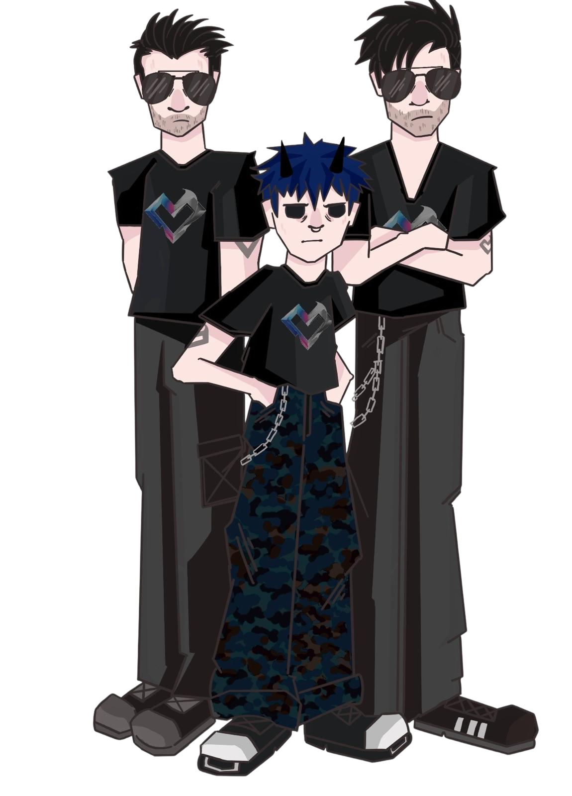 Illustration of the StarDust Meet founding team